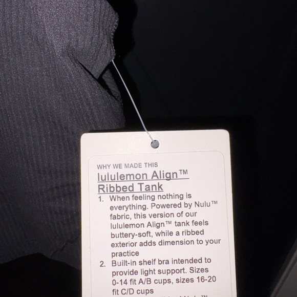 Lululemon Ribbed Align Tank - Picture 4 of 4